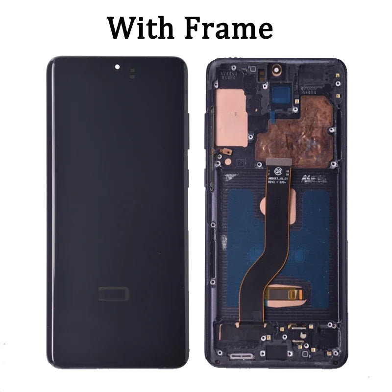 LCD Display Touch Screen With Frame For Samsung s20+