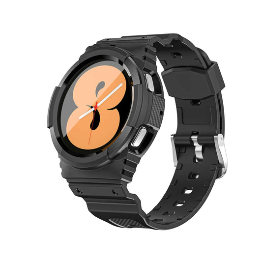 Band for Samsung Galaxy Watch 4 44mm 40mm TPU Rugged Case+bracelet - My Store