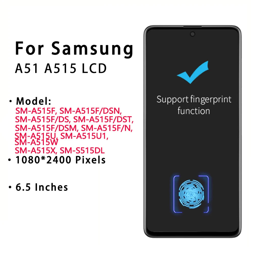 For Samsung Galaxy A51 LCD Display Touch Screen Digitizer Assembly - My Store