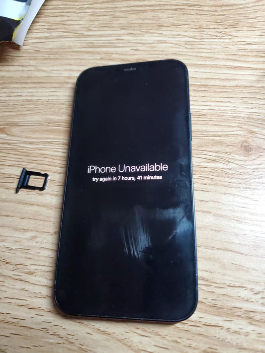 iPhone 12 - Black Parts Only locked